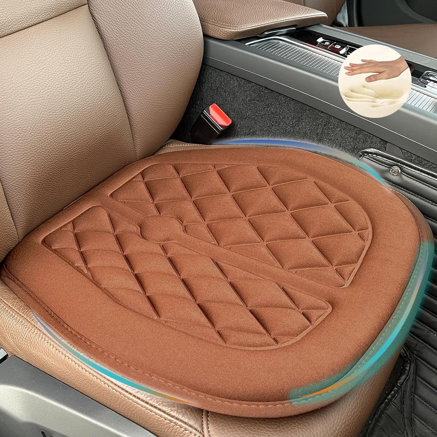 Big Ant Car Seat Cushion, Comfort Memory Foam Driver Seat Cushion Improve Driving View