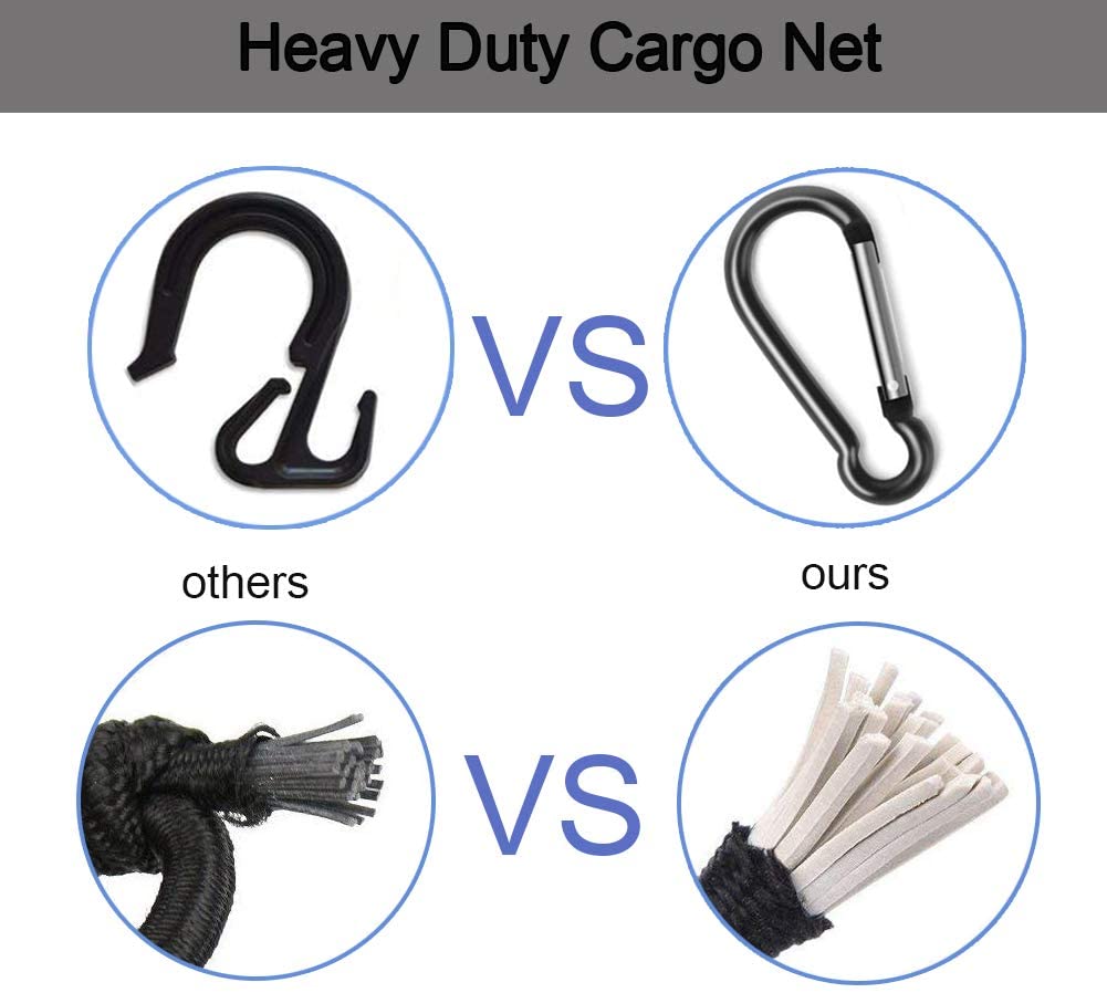 Elastic Bungee Cargo Net for Pickup Truck Bed - 60"*48" - Online store for your car