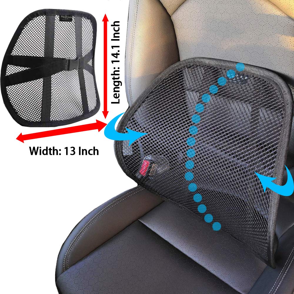 Big Ant Lumbar Support Upgraded - Car Back Support Mesh Double