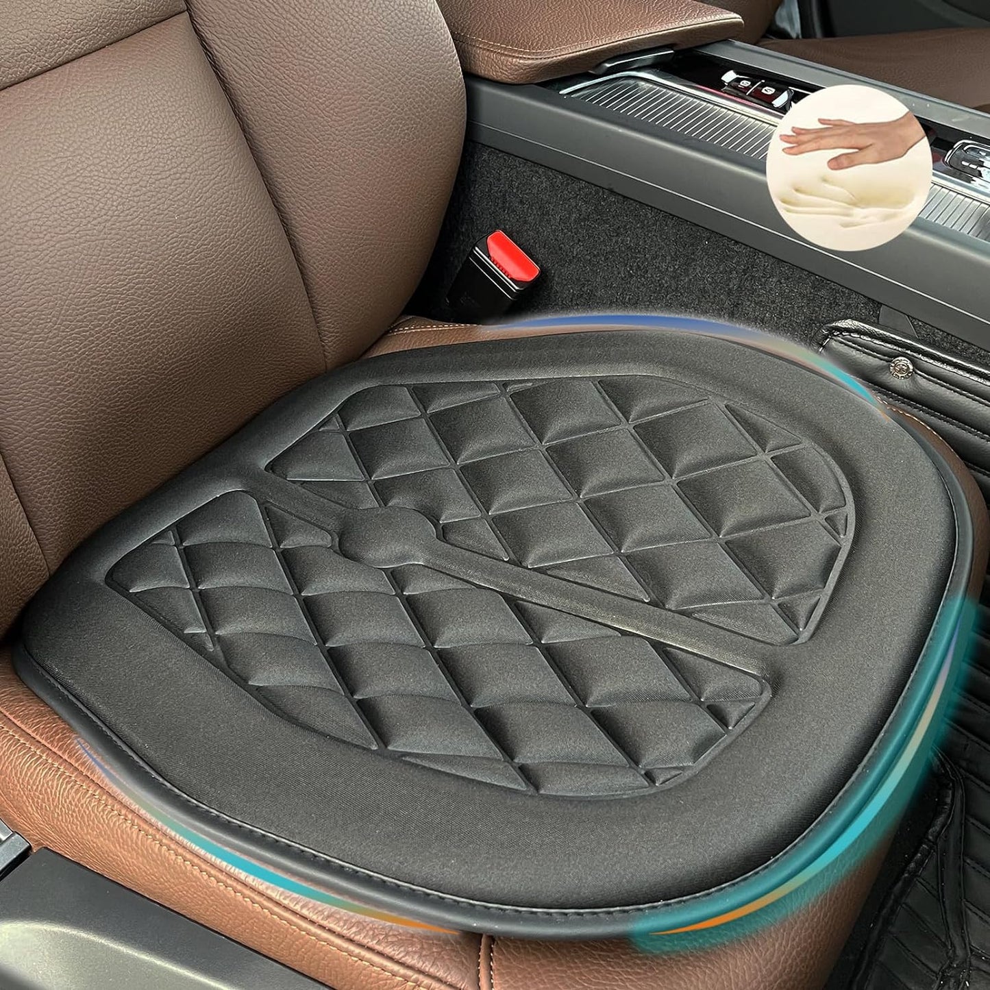 Big Ant Car Seat Cushion, Comfort Memory Foam Driver Seat Cushion Improve Driving View