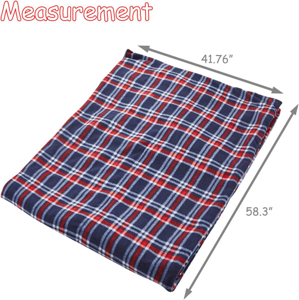 Big Ant Heated Blanket, Electric Blanket Throw 58.3"x 41.76", Car Electric Blanket Fast Heating, UL Certification, Overheating Protection