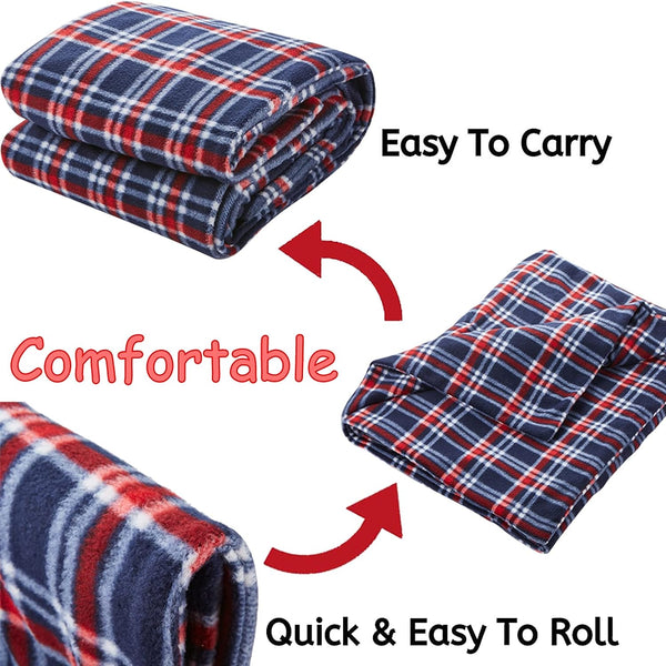 Big Ant Heated Blanket, Electric Blanket Throw 58.3"x 41.76", Car Electric Blanket Fast Heating, UL Certification, Overheating Protection