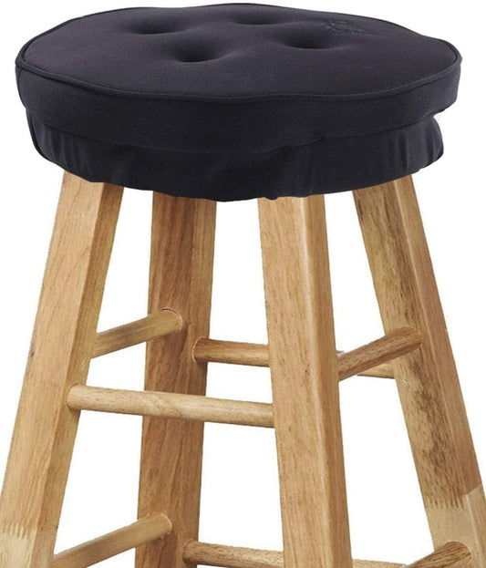 Bar Stool Cushion Thicken Memory Foam Round Bar Stool Cover with Elastic Band
