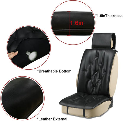 Soft PU Leather Car Seat Cushion Auto Seat Cover Pad