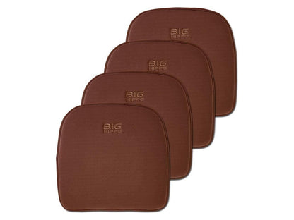 Big Hippo Chair Pads, Memory Foam Chair Seat Cushion Non Slip Rubber Back