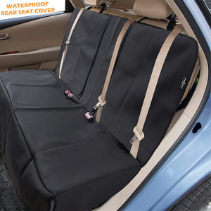 Waterproof Rear Bench Car Seat Cover, Neoprene Padded Car Back Seat Cover