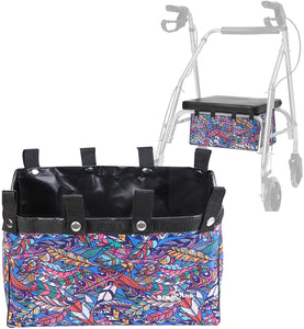 Rollator Bag Under Seat, Walker Bag Under Seat Bag for Four Wheel Rollator