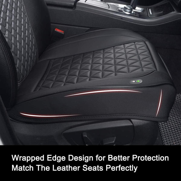 Big Ant 12V Heated Car Seat Covers for Front Seats Seat Cushion with Non-Slip Back for Auto Truck Van SUV