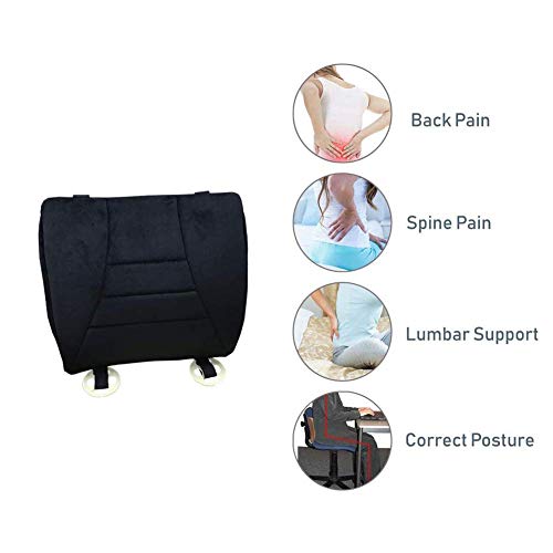 Big Hippo Orthopedic Lumbar Pillow -Car Lumbar Support Pillow Designed for Lower Back Pain Relief- Ideal Lumbar Back Pillow for Office Chair ,Car Seat - [Big Ant]