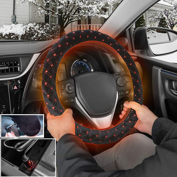 Big Ant Heated Steering Wheel Cover Heated Anti Slip Warmer