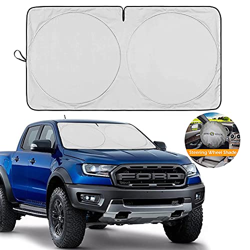 210T Reflective Windshield Sun Shade for SUV,Truck,Van-Large/Medium/Small - [Big Ant]