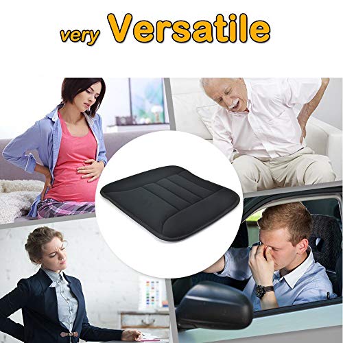 Memory Foam Car Seat Cushion Super Comfort for Car Office Home Chair - Black - Online store for your car