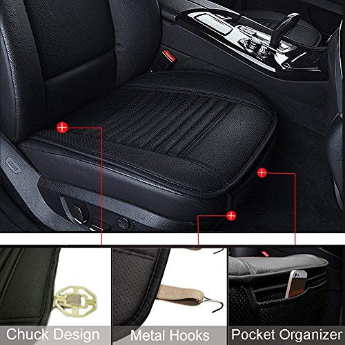 Breathable Car Seat Cushions 2 PCS - Black - Online store for your car