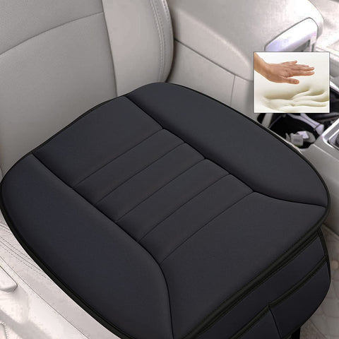Memory Foam Car Seat Cushions for Office Home Chair 2 PACK - Black / Gray