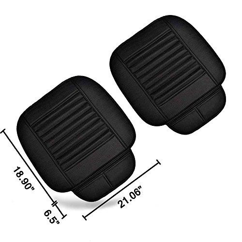 Breathable Car Seat Cushions 2 PCS - Black - Online store for your car