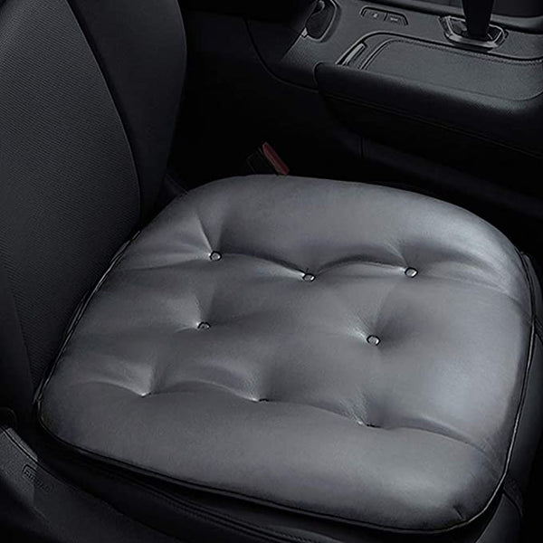 Soft Leather Car Seat Cushion Comfort for Car Office Home - Black - Online store for your car