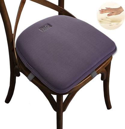 Memory Foam Chair Cushion Non Slip Rubber Back Thicken Chair Pad