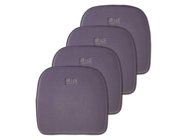 Big Hippo Chair Pads, Memory Foam Chair Seat Cushion Non Slip Rubber Back