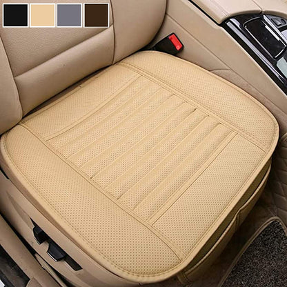 Breathable Car Seat Cover Cushions 2 PCS - Black/Beige/Gray/Tan - [Big Ant]