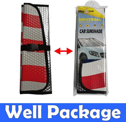 American Flag Windshield Sun Shade for Wrangler Rubicon Sahara TJ JK JKU 2 Door & 4 Door - Online store for your car