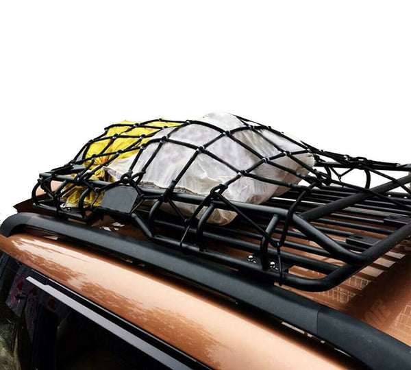 Bungee Cargo Net with 10 Metal Hooks 19.6" x 59"(Stretches to 35" x 78") - Online store for your car