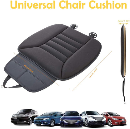 Memory Foam Car Seat Cushions for Office Home Chair 2PCS- Black - Online store for your car