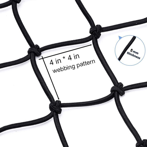 Elastic Bungee Cargo Net for Pickup Truck Bed - 60"*48" - Online store for your car