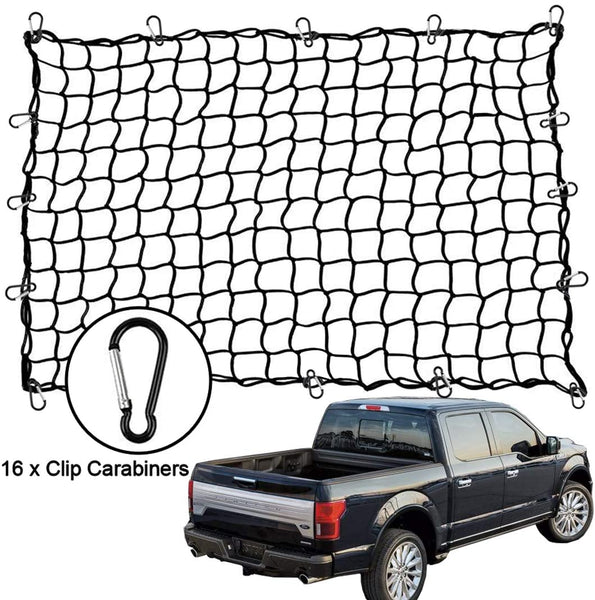 Elastic Bungee Cargo Net for Pickup Truck Bed - 60"*48" - Online store for your car