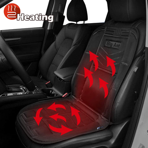 Heated Seat Cushion 12V Car Heat Seat Cushions Cover Pad Winter Warmer Nonslip - Universal Fit for Auto Supplies Home Office Chair