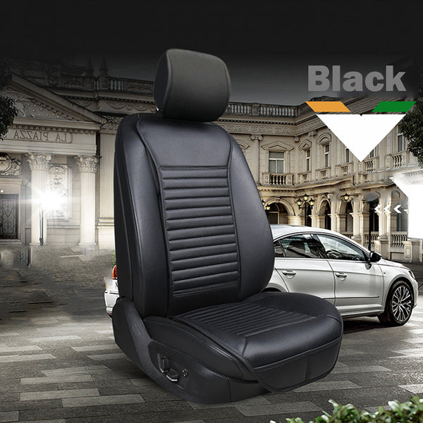 Sleek Design Heated Seat Cushion for 12V Car 24V Truck - Black Gray - Online store for your car
