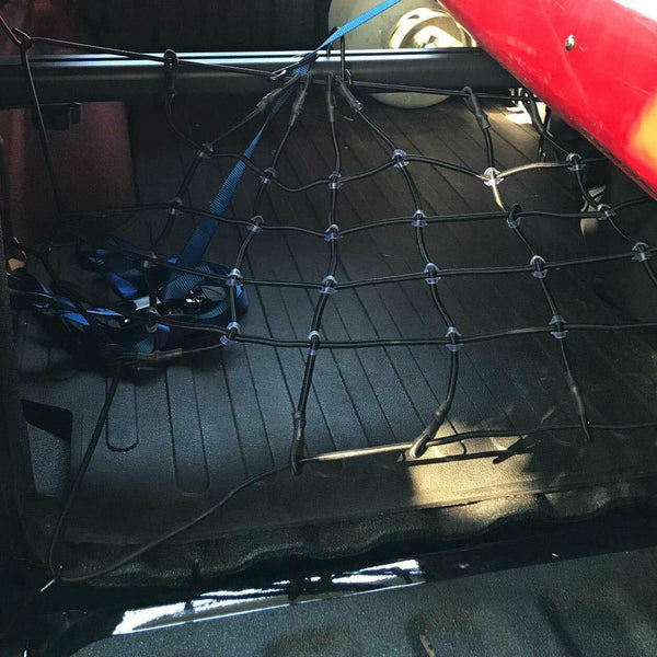 Bungee Cargo Net with 10 Metal Hooks 19.6" x 59"(Stretches to 35" x 78") - Online store for your car