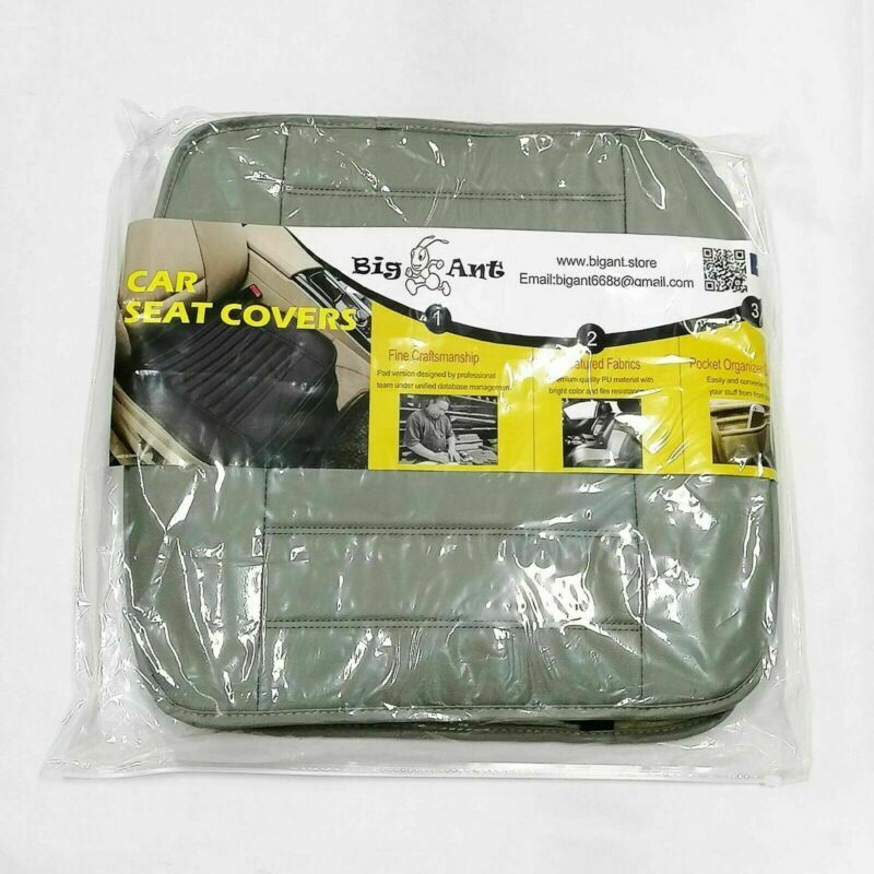 Car Front Seat Cushions Edge Wrapping 1 Pieces - Black/ Gray/ Beige